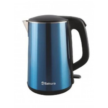 Чайник электрический SAKURA SA-2156MBL 1.8 л синий, черный