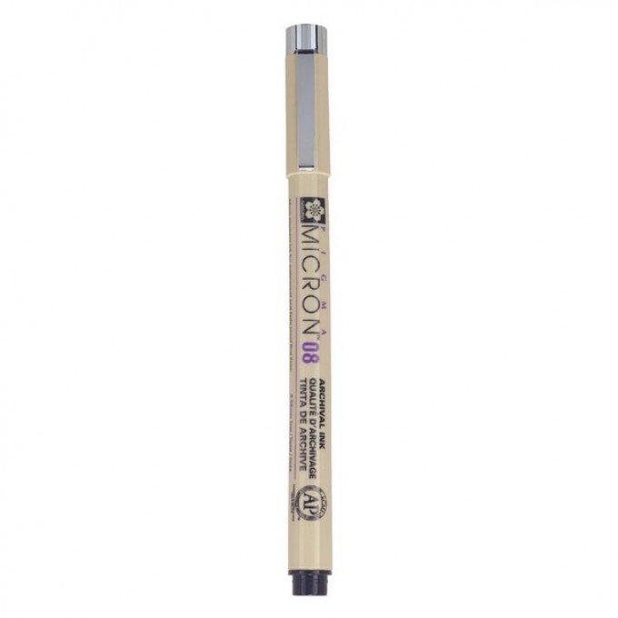 Ручка капиллярная SAKURA Pigma Micron 0.5 мм цвет чернил: черный 100030582875