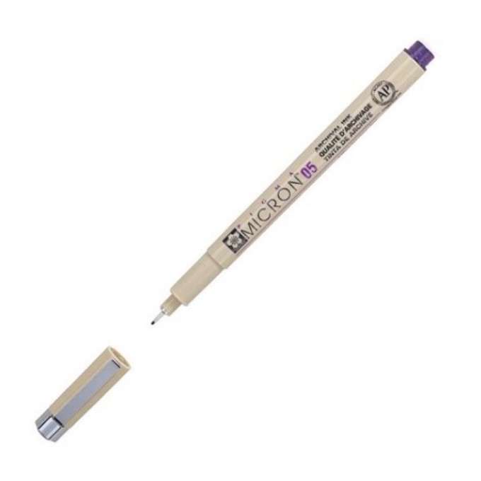 Ручка капиллярная SAKURA Pigma Micron 0.45 мм, цвет чернил: фиолетовый 100030583731