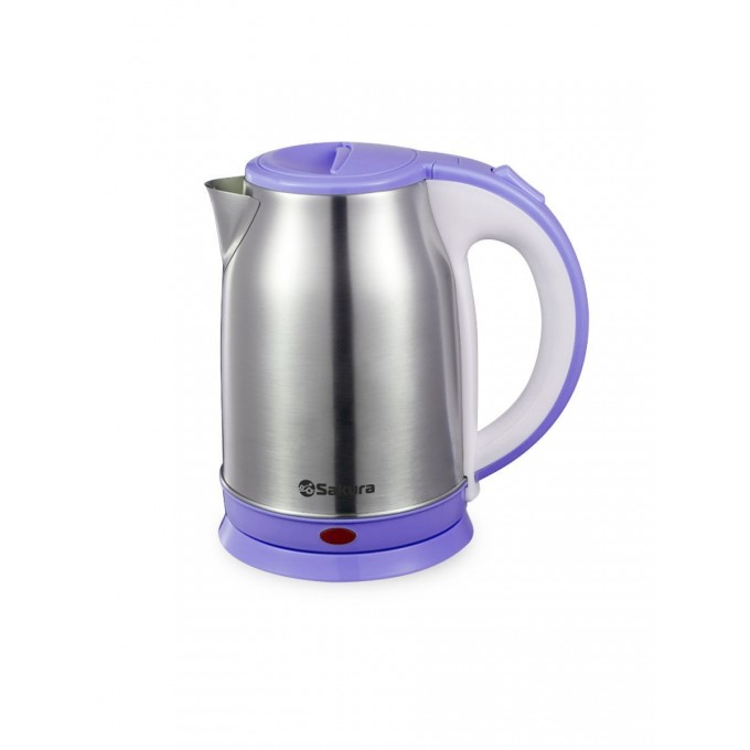 Чайник электрический SAKURA SA-2147P 1.8 л фиолетовый, серебристый 100030585101