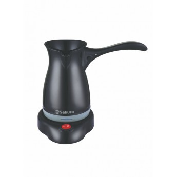 Турка для кофе электрическая SAKURA SA-6111BKG (0.5) черн/сер Складная ручка