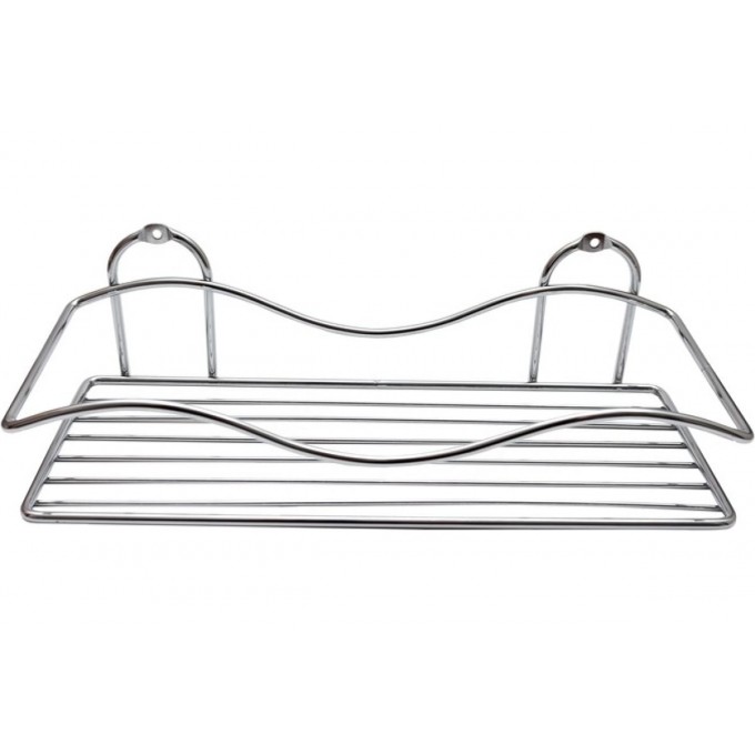 Полка для ванной SAKURA одинарная, прямоугольная, AE-4034, 80x120x300 мм, CP, xром 100063100432