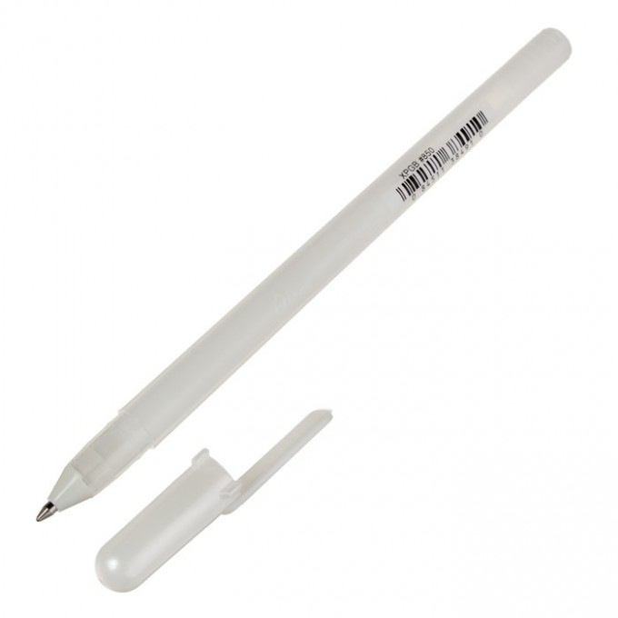 Ручка гелевая для декоративных работ SAKURA 3D Glaze (контур) 1.5, полупрозрачный-белый P00014438