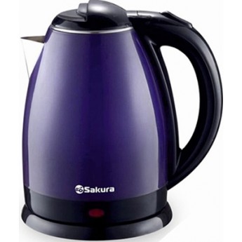 Чайник электрический SAKURA SA-2138BP 1.8 л фиолетовый, черный