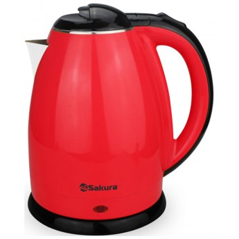 Чайник электрический SAKURA SA-2138BR 1.8 л красный, черный
