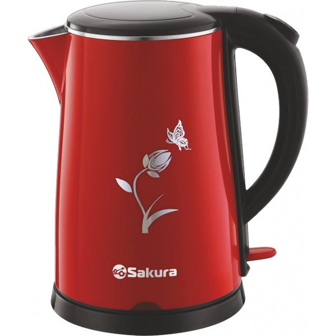 Чайник электрический SAKURA 1.8 л красный SA-2159BR