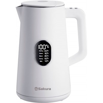Чайник электрический SAKURA SA-2171W Premium 1.5 л белый