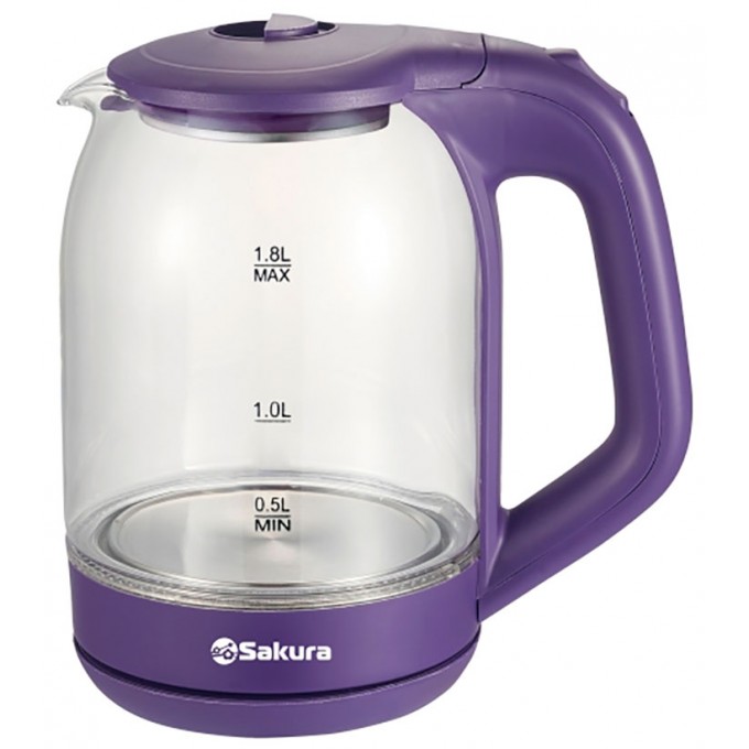 Чайник электрический SAKURA 1.8 л фиолетовый SA-2736V
