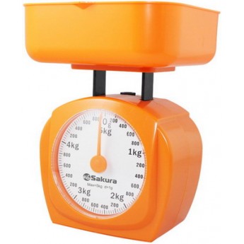 Весы кухонные SAKURA SA-6017A Orange