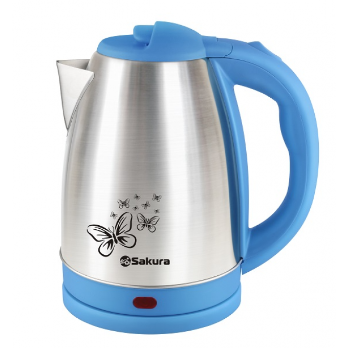 Чайник электрический SAKURA SA-2135BLS 1.8 л голубой SA2135BLSG