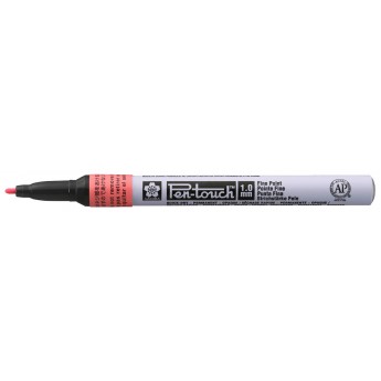 Маркер декоративный SAKURA Pen-Touch 1,0 мм красный флуоресцентный