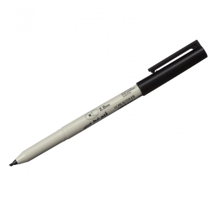 Ручка капиллярная SAKURA "Calligraphy Pen" черная, 2,0мм XCMKN20#49