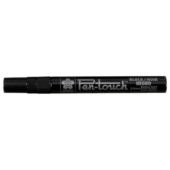 Маркер SAKURA Pen-Touch 2 мм черный XPFKA#49