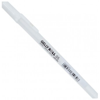 Ручка гелевая SAKURA Gelly Roll XPGB05#50, белая, 0,5 мм, 1 шт.