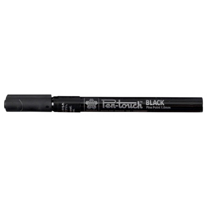 Маркер SAKURA Pen-Touch 1 мм черный XPMKA(SE)#49