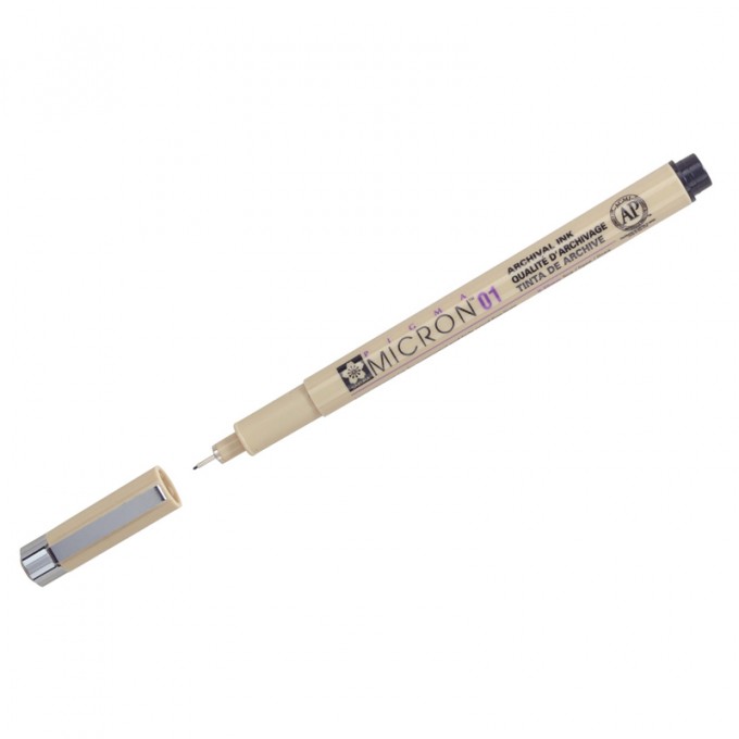 Ручка капиллярная SAKURA "Pigma Micron" черная, 0,25мм XSDK01#49