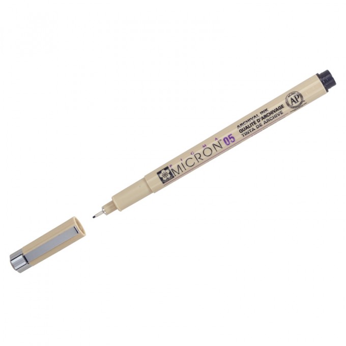 Ручка капиллярная SAKURA "Pigma Micron" черная, 0,45мм XSDK05#49