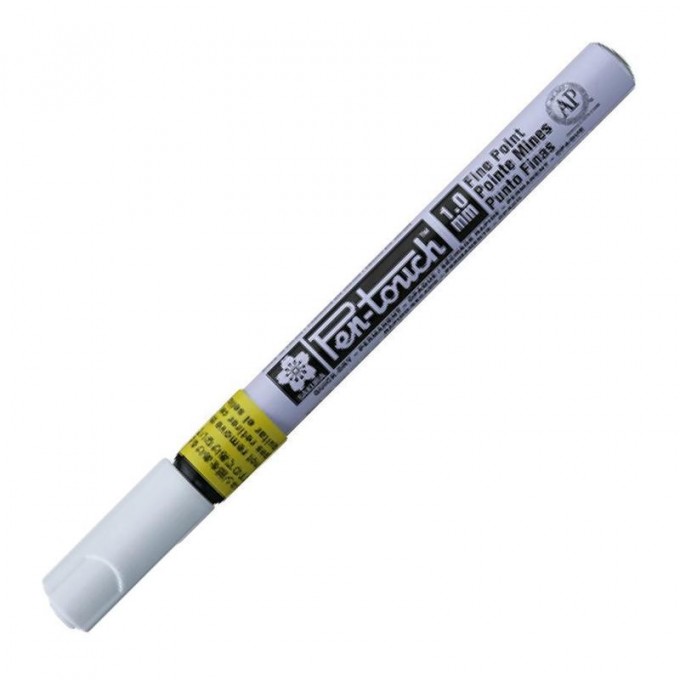 Маркер промышленный SAKURA Pen-Touch (1мм, желтый) алюминий, 12шт. Y1568323
