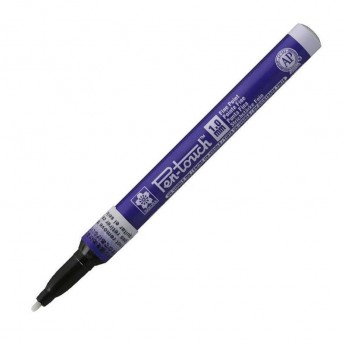 Маркер промышленный SAKURA Pen-Touch 1мм голубой алюминий 12шт