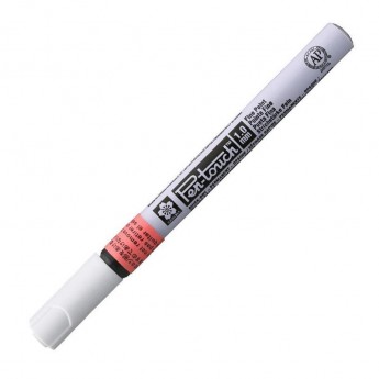 Маркер промышленный SAKURA Pen-Touch XPMKA319 1мм красный алюминий 12шт